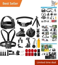 42 in 1 Action Camera Accessories Kit for GoPro EK7000 Bracket Mounts