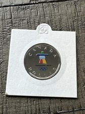 2010 Canada Vancouver Olympics Colour RARE $1 Dollar - Inukshuk 