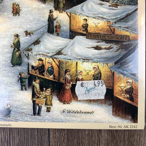 Brück & Sohn Paper Advent Calendar Erfurter Weihnachtsmarkt German Market - Picture 3 of 7