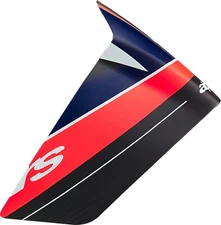 Alpinestars Supertech R10 Team Helmet Race Spoiler Matte Black/Fluo Red /Blue