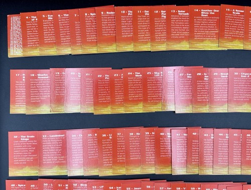 Bundle of 75 Chris Foss Cards FPG 1995 Good Condition - NO M Cards - READ DESC - Picture 5 of 24