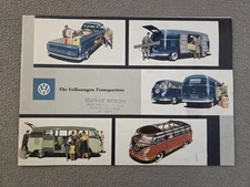 The VOLKSWAGEN Transporters 1957/58' Brochure, Seaway Motors Detroit Michigan