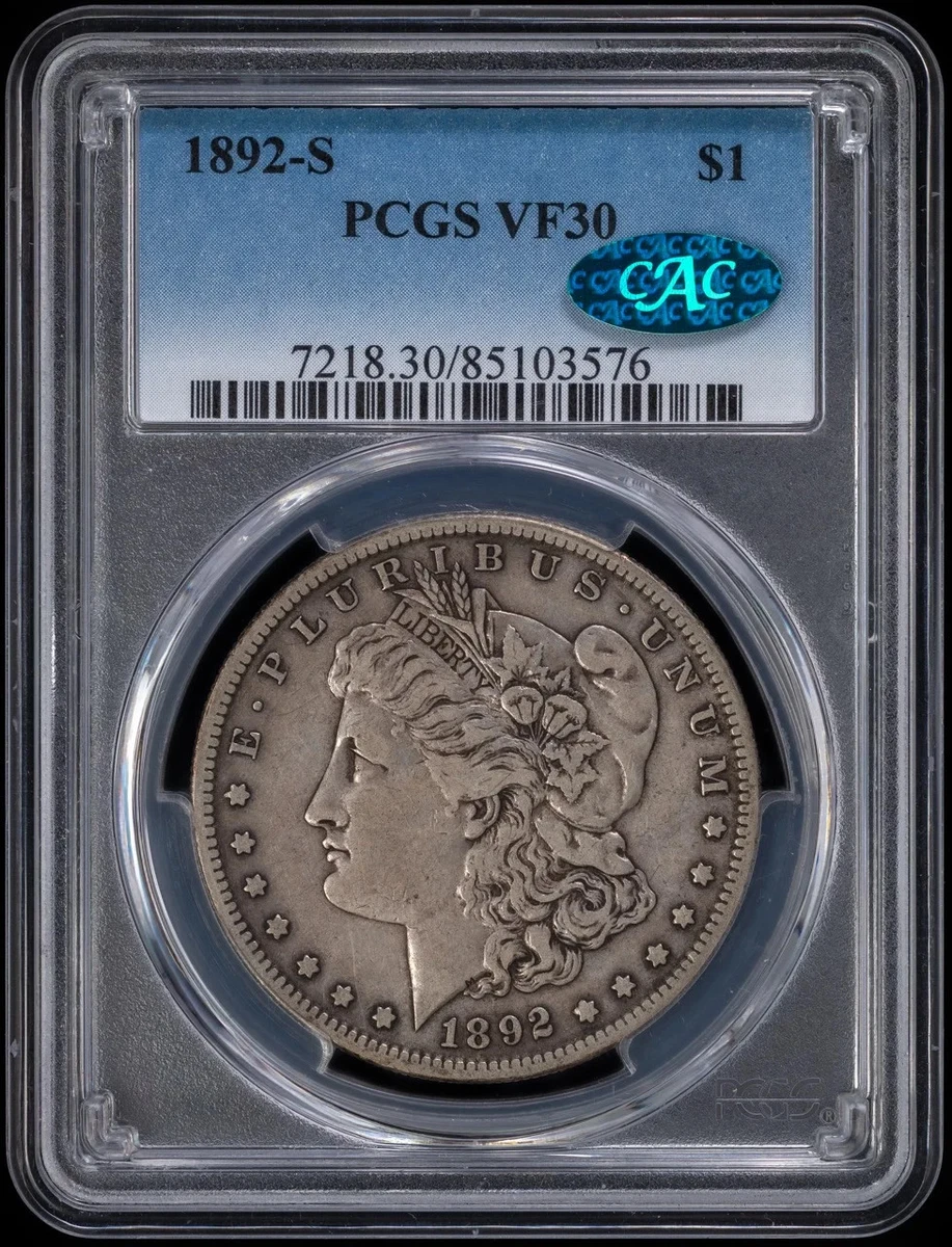 Silver VF 30 Graded Morgan US Dollars (1878-1921) for sale | eBay
