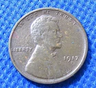 1917 S Lincoln Wheat Cent - VG/F - #RB101