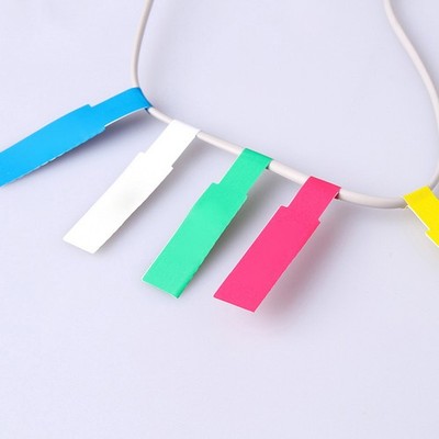  2 PCS Kabelbeschriftung Selbstklebend Kabeletiketten -Tags Kleine