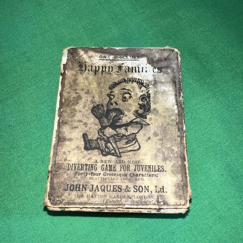 VINTAGE Happy Families Card Game By John Jaques & Son Circa 1920’s Full Set - Picture 7 of 10