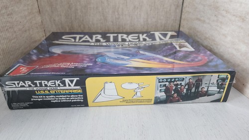 Star Trek IV The Voyage Home U.S.S. Enterprise AMT/ERTL Model Kit Factory Sealed - Picture 3 of 5