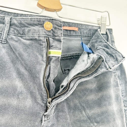 Anthropologie Pilcro Womens The Icon Corduroy Flare Leg Jeans Pants Size 31 Navy - Picture 4 of 11