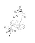 Genuine Mopar Mirror Cap Left 68339311AA