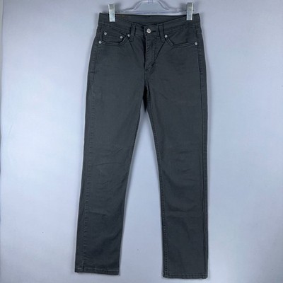 Levis 514 Straight Leg Jeans Mens Size W30 L32 High Rise Dark Wash Gray