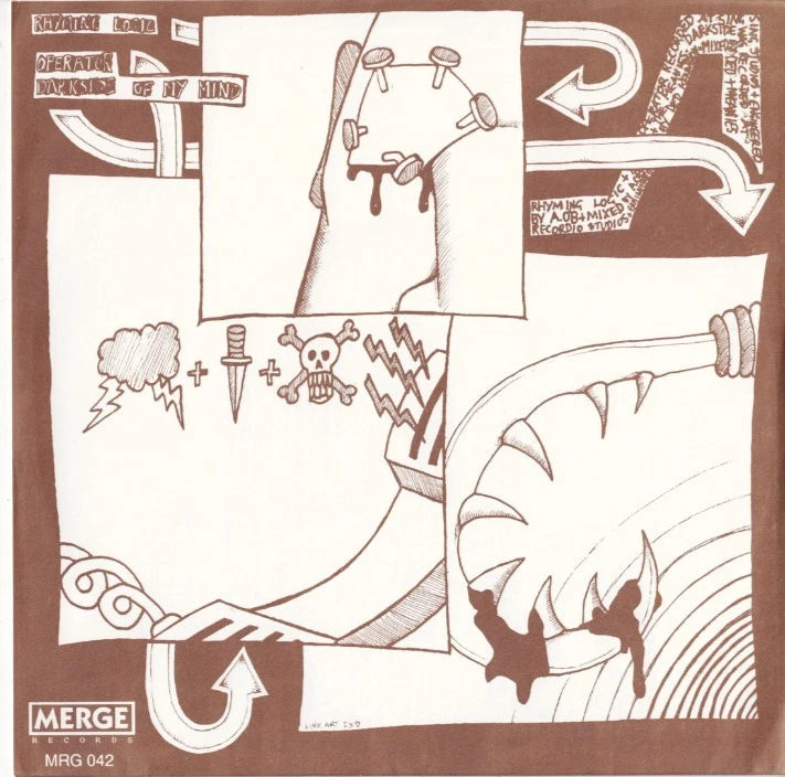 MEANIES Rhyming Logic USA 7" VINYL w/PS AUSSIE PUNK ROCK - Image 2 of 2