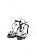 Ludovica Black Strass Heels Size 36