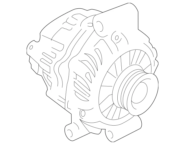 Conjunto de alternador generador Chevrolet Caprice 2012-2017 OEM NUEVO 3,6 L 92259199 Foto 3 de 3