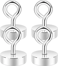 Magnetic Eyeblot Hooks, 40Lb Heavy Duty Extra Strong Magnet Hook with Eye Bolt f