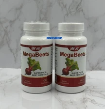 2 Mega Beets Superfood Capsulas Energy Beetroot Bones Antioxidant Remolacha Pill