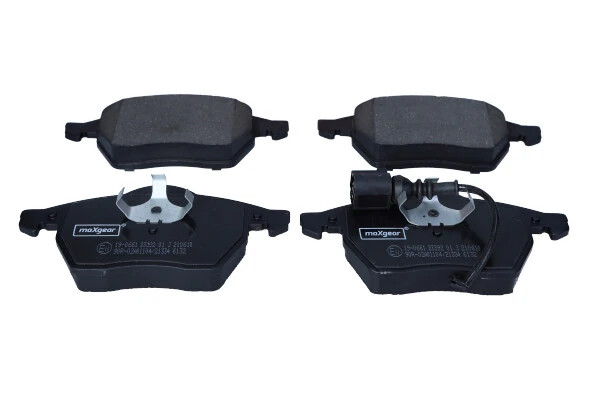 Plaquettes de frein MAXGEAR 19-0661 finition premium carbone pour Audi exigeantes