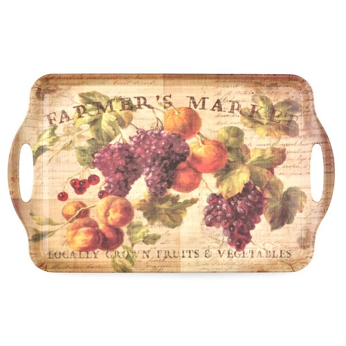 PIMPERNEL, "ABUNDANT FALL" LARGE HANDLED MELAMINE TRAY, NEW - Picture 1 of 5