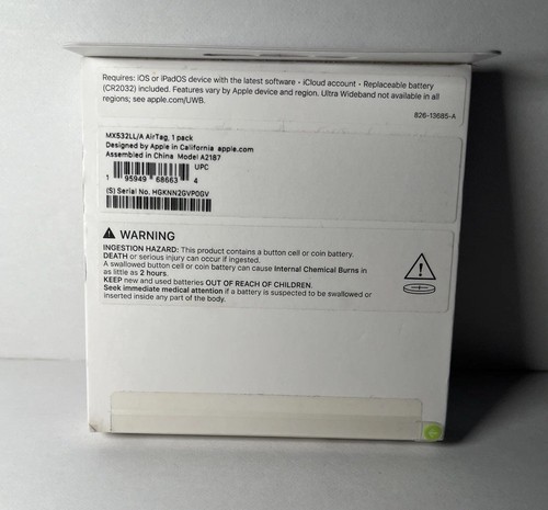 Apple AirTag Bluetooth Tracker - Silver * New From 2024 - Picture 2 of 3