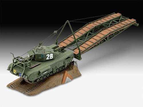Revell 1:76 Scale Churchill A.V.R.E. Model Set Plastic Model Kit - 第 8/8 張圖片
