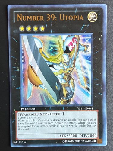 Number 39: Utopia YS11-EN041 Dawn of the Xyz 1st Edition NM