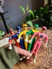 1994 MMPR Bend-Ems Set Gordy Just Toys Power Rangers Lot of 5 Vintage Figures