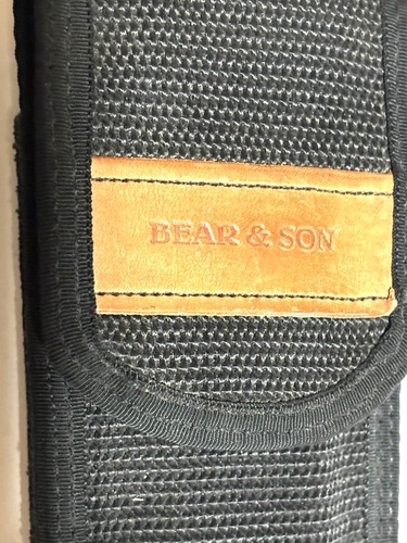 BEAR & SON MADE IN USA HOLZ PREMIUM LOCKBACK MESSER SCHÖNER CARBONSTAHL (20775) - Bild 2 von 9