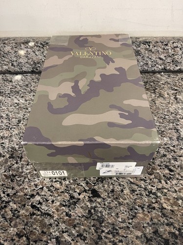 Men's Size 10 Valentino Garavani Mesh Fabric Camoflage Rockrunner SPB-JB 349232 - Picture 8 of 10