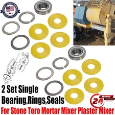 2 Sets For Stone Toro Mortar Mixer & Plaster Mixer Bearing Seal 1050pm 1265pm324
