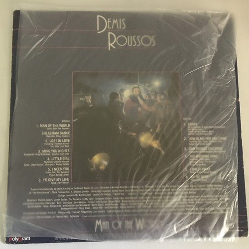 Demis Roussos Man of the world 1980 LP First Press Mercury 6302 018 - Picture 3 of 5