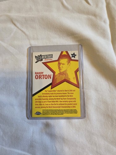 authentic on card autograph of randy orton  - Picture 2 of 2