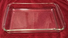 Vintage PYREX 232 Clear 2 Qt. Casserole Baking Dish 11.75" x 7.5" X 1.75"