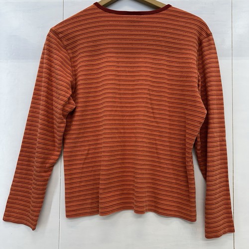 Vintage Pooh Damen gestreift bestickt Pooh Honigbienen Langarm VNeck Top XL - Bild 8 von 13