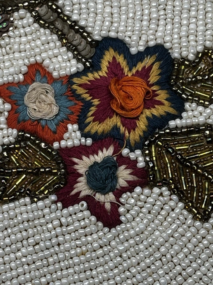 Nicole Miller  Set Of 5 15” Glass Beaded Multi Color Stunning Bird Gold L@@K - Image 4 of 4