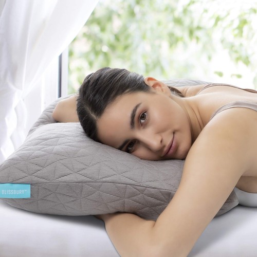 Adjustable Water Pillow - Waterbase and fiberfill Stuffing Adjust to Help Sid... - Picture 2 of 9