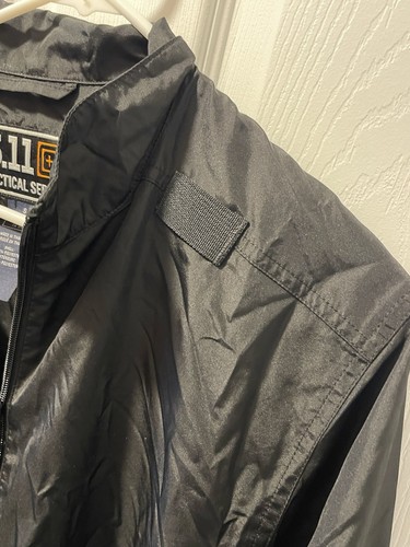 511 Tactical Windbreaker Mens Size Small Jacket Black Fill Zip Utility DOSA - Picture 4 of 5