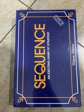 Sequence Deluxe Edition Board Game 1995 Jax Brand New Still Sealed