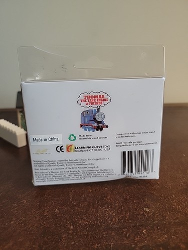 Vintage Ferrovia in legno Thomas & Friends - THOMAS ARRIVA A CASA COLAZIONE 1992 +Box - Foto 7 di 12