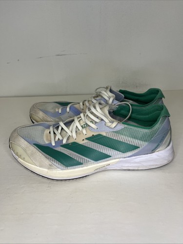 Adidas Adizero Adios 7 Straßenlaufschuhe Damen 8 Court grün weiß - Bild 2 von 9