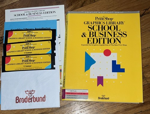 The Print Shop School & Business Edition for IBM/tandy — 1990