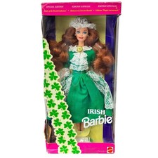 Vintage Barbie Doll 1994 Irish Dolls Of The World Special Edition Box Damage