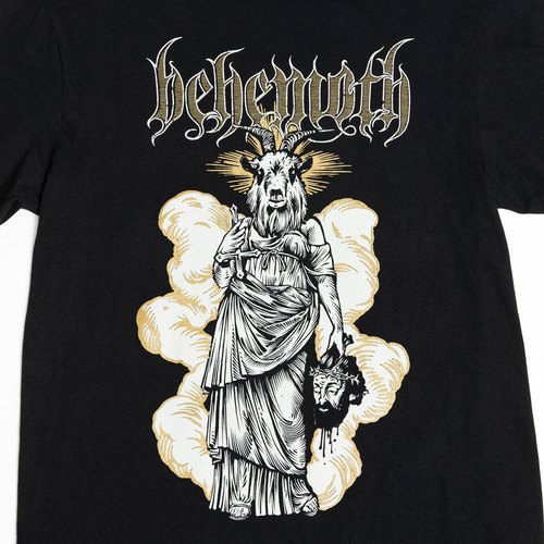 Behemoth Fury Upon The Earth 2023 Tour T-Shirt Black Metal Tee Size M Gildan - Picture 4 of 11