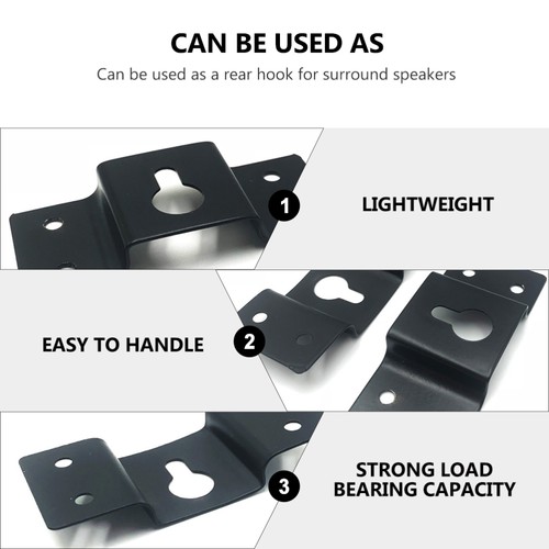 15 PCS Speaker Hook Wall Plate Hangers Storage Bracket Mount Speakers - Picture 11 of 12