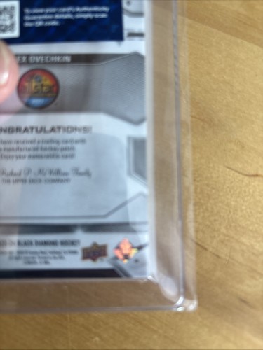 2023-24 Black Diamond NHL Shield Logo Jumbo GOLD #TL-AO Alex Ovechkin - Picture 9 of 10