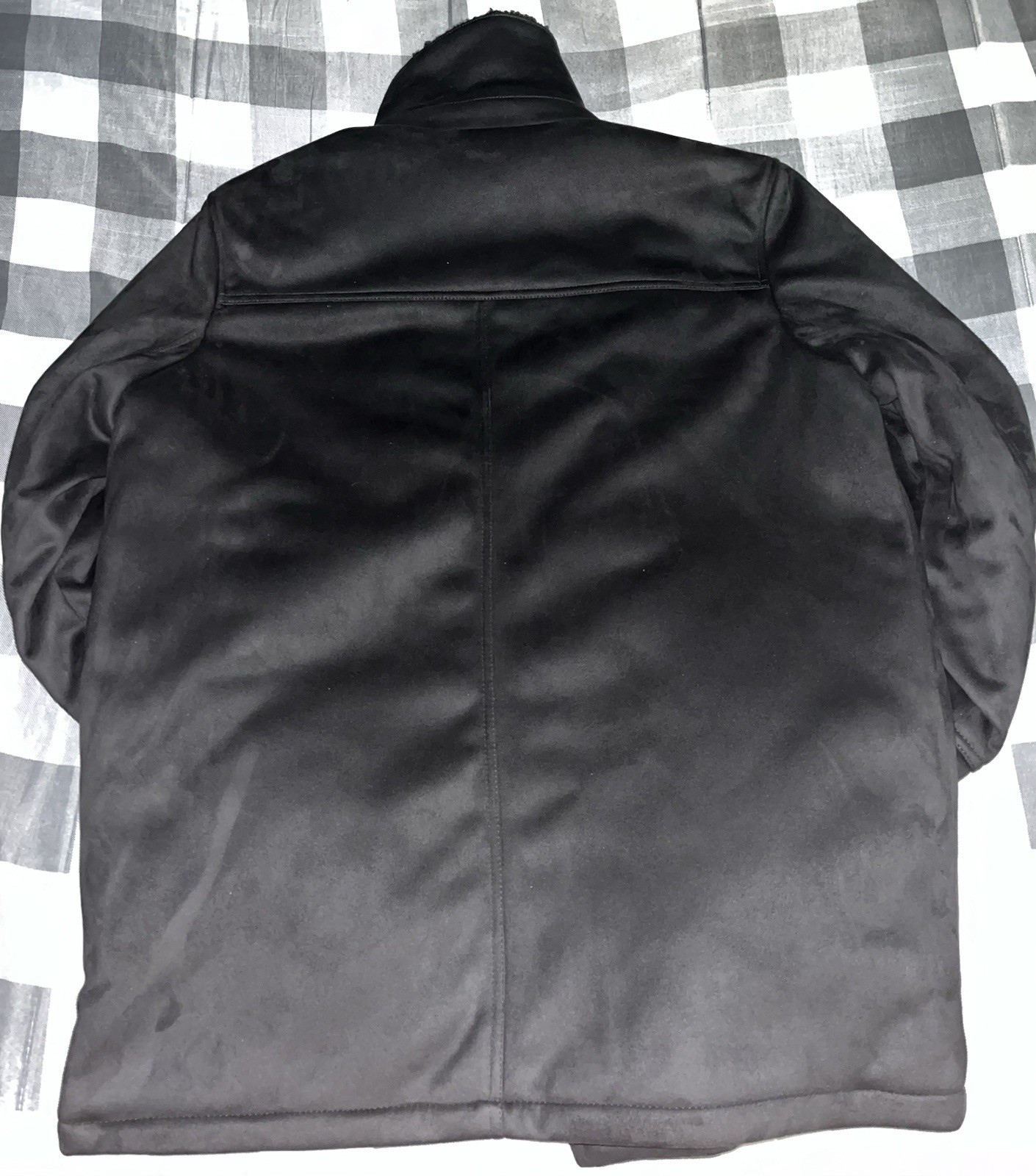 Calvin Klein Men’s Black Sherpa Lined Longline Jacket Size Large MSRP $295 NWT image 3