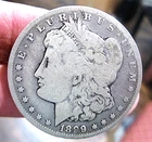 1899-O Morgan Silver Dollar $1 New Orleans Mint 90% Silver Circulated Good