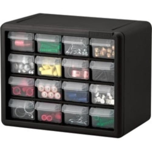 Akro-mils 16-drawer Plastic Storage Cabinet - Floor, Wall Mountable - 8.5" - Picture 1 of 5