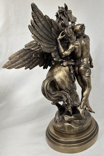 Art Deco bronze sculpture "Perseus and Pegasus” - Picture 5 of 24