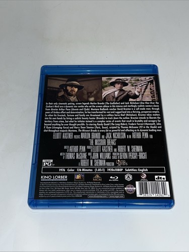 The Missouri Breaks (Blu-ray, 1976) Mint Disc - Imagen 2 de 3