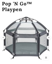 POP ‘N GO Baby Playpen Indoor & Outdoor Gray - never used