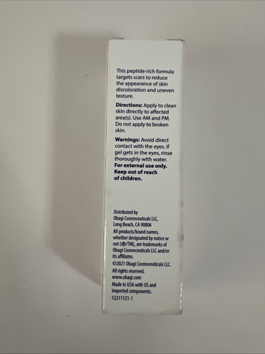 Gel raffinant les cicatrices médicales OBAGI 1 oz / 28 g SCELLÉ - Photo 3/6